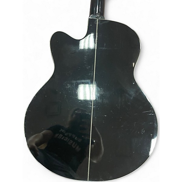 Used Ibanez AEB10BE Black Acoustic Bass Guitar