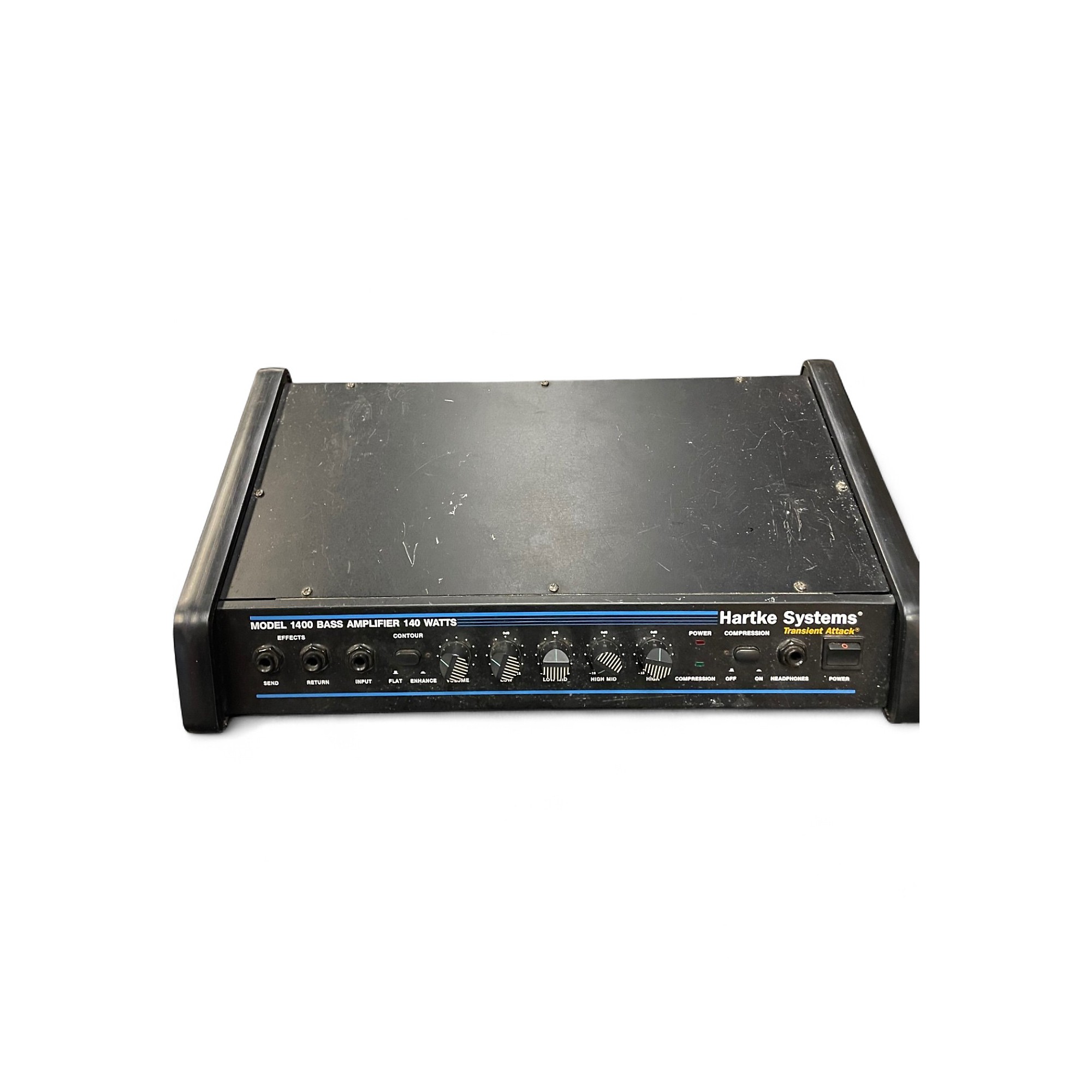G2248 Hartke HA1400 ベースアンプヘッド 140W Used Hartke HA1400 Bass Amp Head | Guitar Center