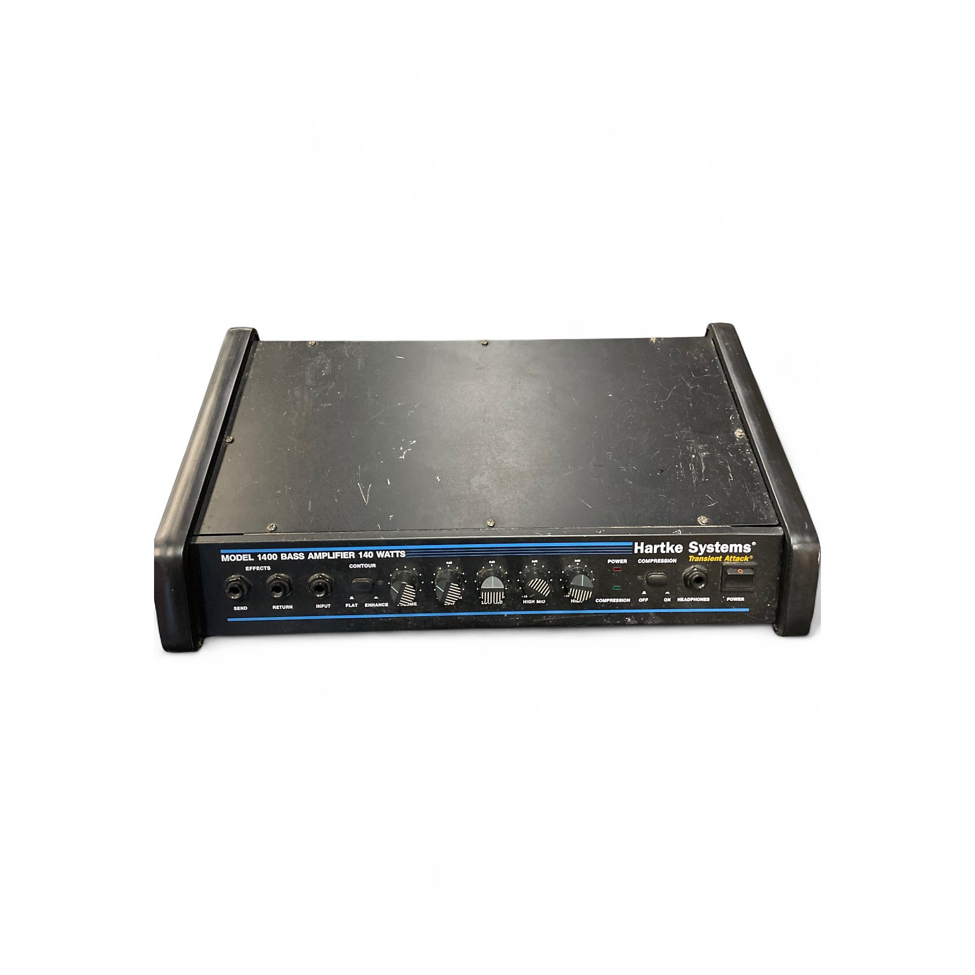 G2248 Hartke HA1400 ベースアンプヘッド 140W Used Hartke HA1400 Bass Amp Head | Guitar Center