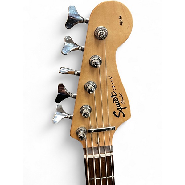Used Squier Affinity Jazz Bass V 5 String Black Electric Bass Guitar