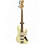 Used Fender Standard Jazz Bass Alpine White Electric Bass Guitar thumbnail