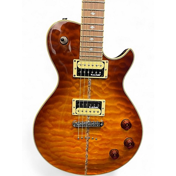 Used Michael Kelly custom collection Trans Brown Solid Body Electric Guitar
