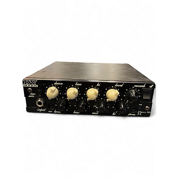 Used DV Mark DV MICRO 50 M Solid State Guitar Amp Head