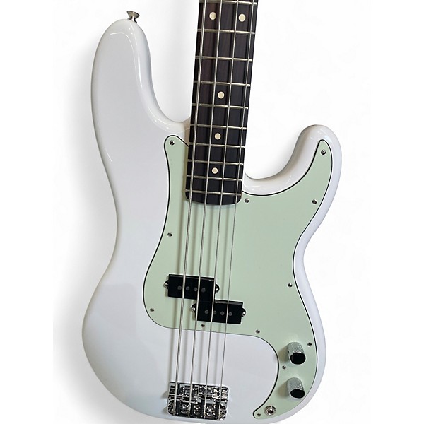 Used Fender PLAYER II PRECISION BASS Olympic White Electric Bass Guitar
