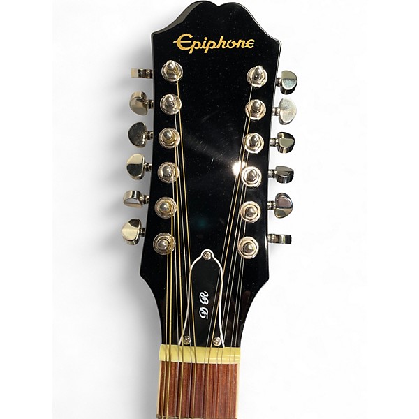 Used Epiphone DR212 Natural 12 String Acoustic Guitar