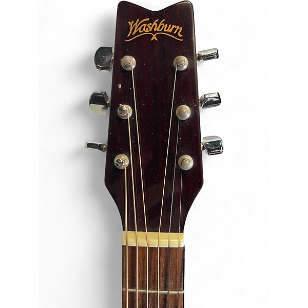 Used Washburn D10CE Amber Acoustic Electric Guitar