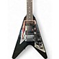 Used 2023 Gibson 70s Flying V Mirror Ebony Solid Body Electric Guitar