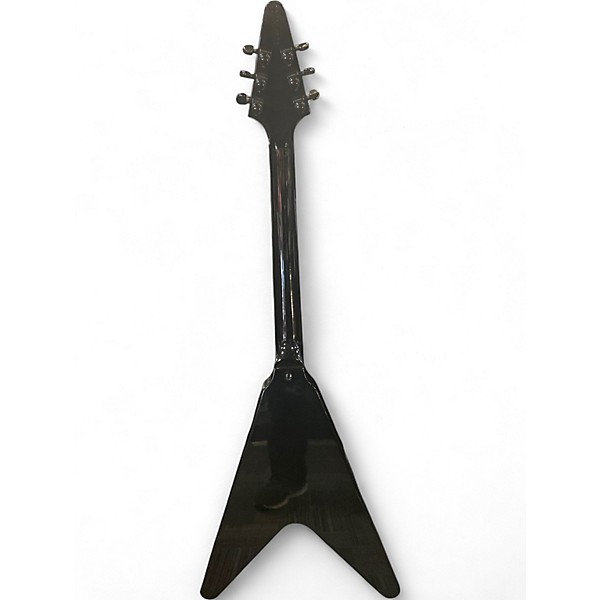 Used 2023 Gibson 70s Flying V Mirror Ebony Solid Body Electric Guitar
