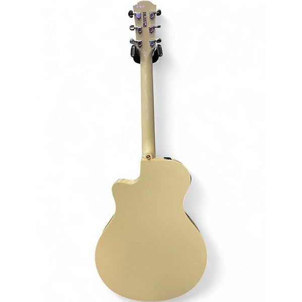 Used Yamaha APX600 Antique White Acoustic Electric Guitar