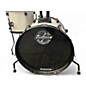 Used Ludwig 4 Piece Pocket Kit Metallic Silver Drum Kit