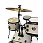 Used Ludwig 4 Piece Pocket Kit Metallic Silver Drum Kit