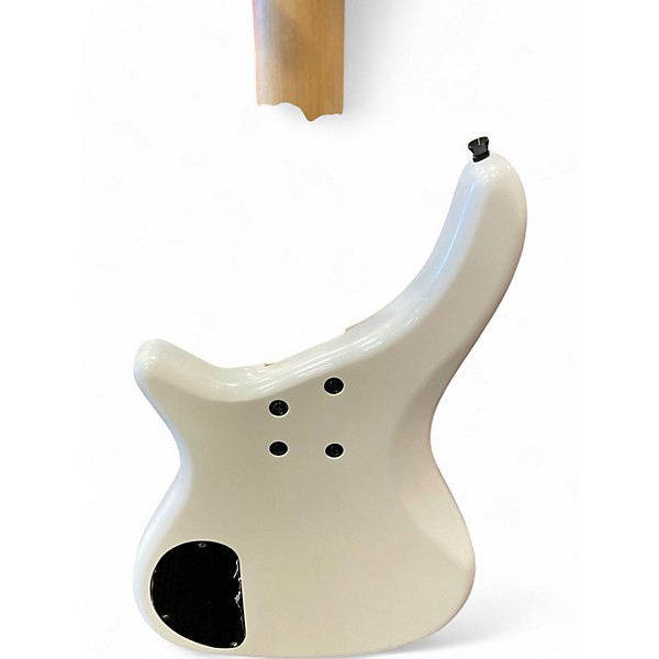 Used Rogue LX200BF White Electric Bass Guitar
