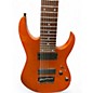 Used Ibanez RG8 8 String Metallic Orange Solid Body Electric Guitar