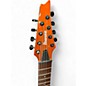 Used Ibanez RG8 8 String Metallic Orange Solid Body Electric Guitar