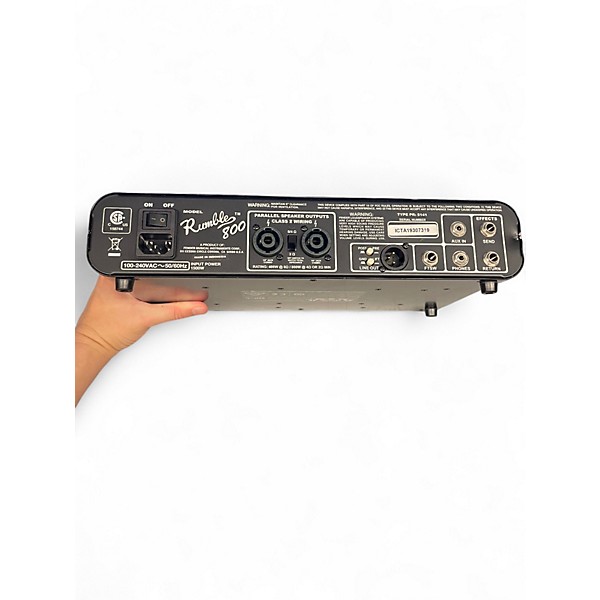 Used Fender RUMBLE 800 Bass Amp Head
