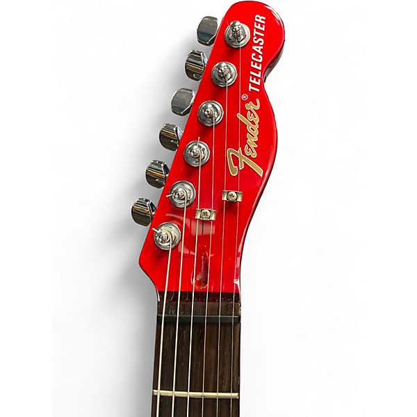 Used Fender JA90 Jim Adkins Thinline Telecaster Cherry Hollow Body Electric Guitar
