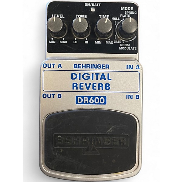 Used Behringer DR600 Digital Stereo Reverb Effect Pedal