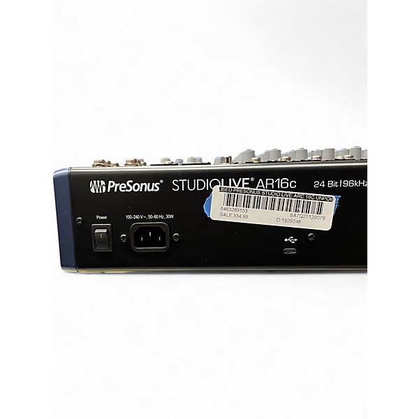 Used PreSonus STUDIO LIVE ARC 16c Unpowered Mixer