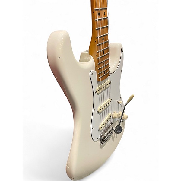Used 2018 Fender Jimi Hendrix Stratocaster Olympic White Solid Body Electric Guitar
