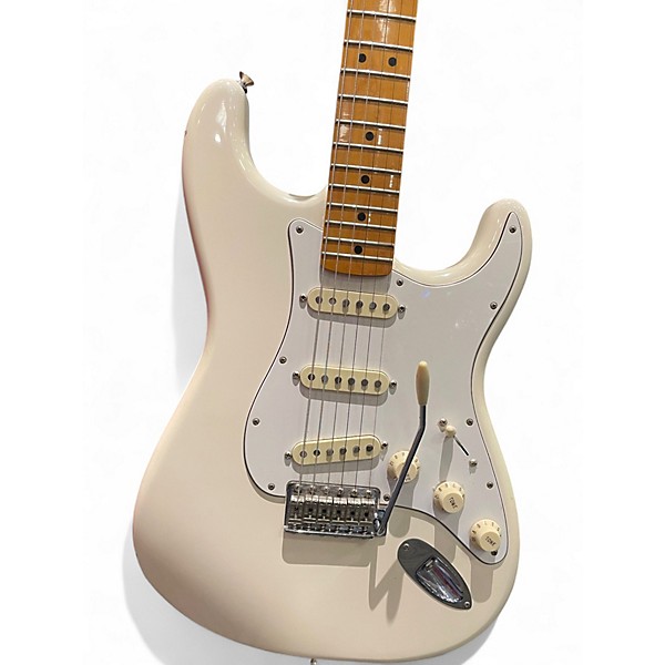 Used 2018 Fender Jimi Hendrix Stratocaster Olympic White Solid Body Electric Guitar