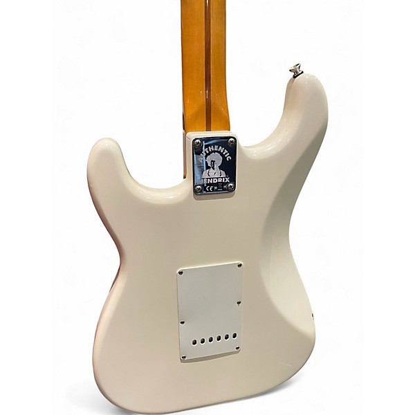 Used 2018 Fender Jimi Hendrix Stratocaster Olympic White Solid Body Electric Guitar