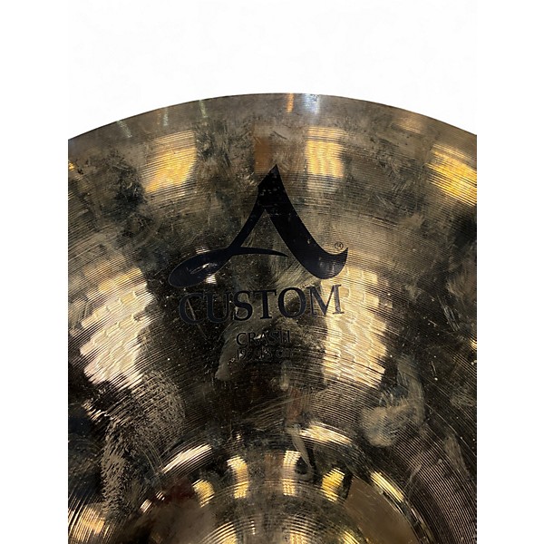 Used Zildjian 19in A Custom 19 Crash Brilliant Cymbal