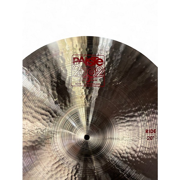 Used Paiste 20in 2002 Ride Cymbal