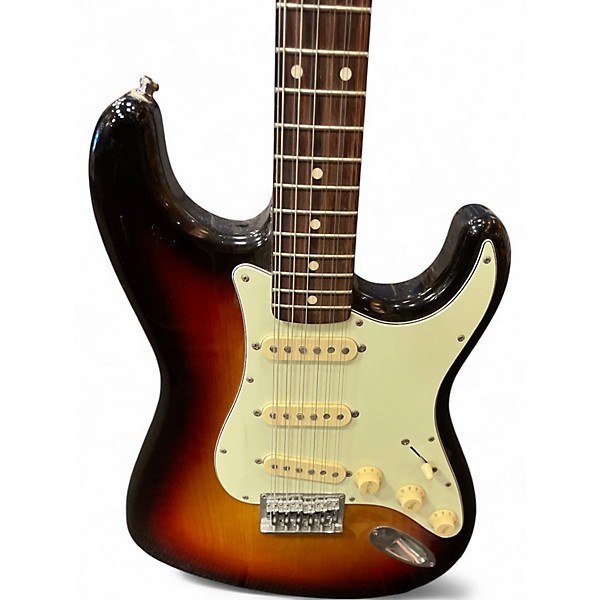 Used Fender MIJ 12 String Stratocaster 2 Color Sunburst Solid Body Electric Guitar
