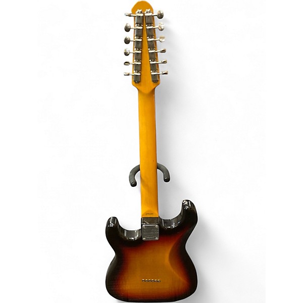 Used Fender MIJ 12 String Stratocaster 2 Color Sunburst Solid Body Electric Guitar