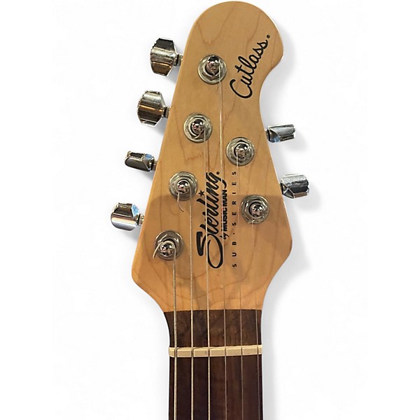 Used Sterling by Music Man Sub Series Cutlass Sunburst Solid Body Electric Guitar