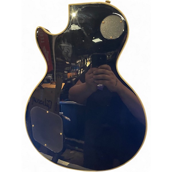Used Epiphone Les Paul Custom Ebony Solid Body Electric Guitar