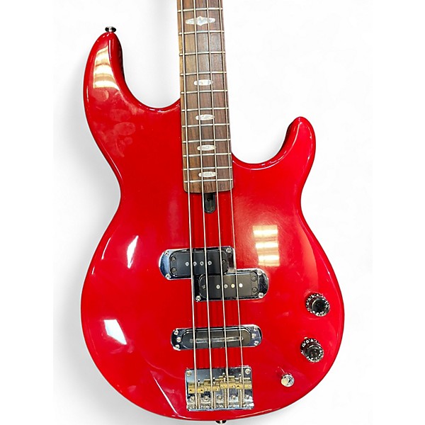 Used Yamaha BB414 Red Electric Bass Guitar
