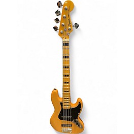 Used Squier Classic Vibe 70s Jazz Bass Natural Electric Bass Guitar