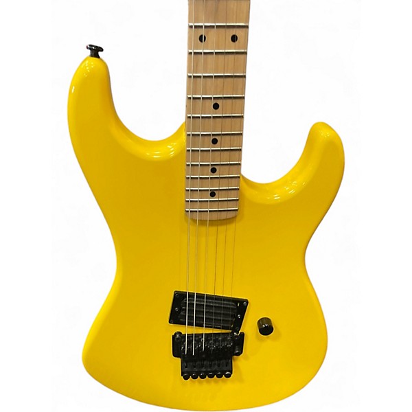 Used Kramer Baretta TV Yellow Solid Body Electric Guitar