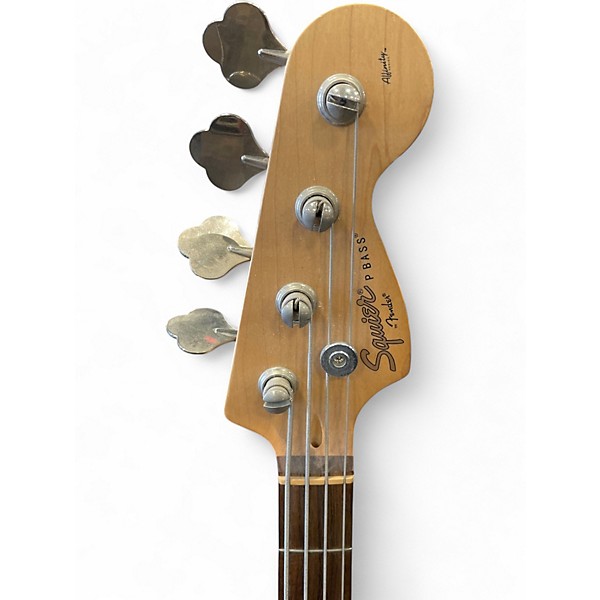 Used Squier Affinity Precision Bass Candy Apple Red Electric Bass Guitar
