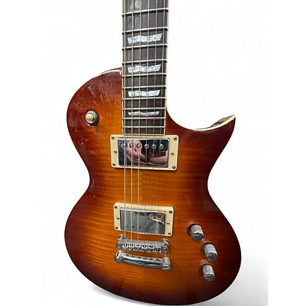 Used ESP LTD EC401VF Amber Solid Body Electric Guitar