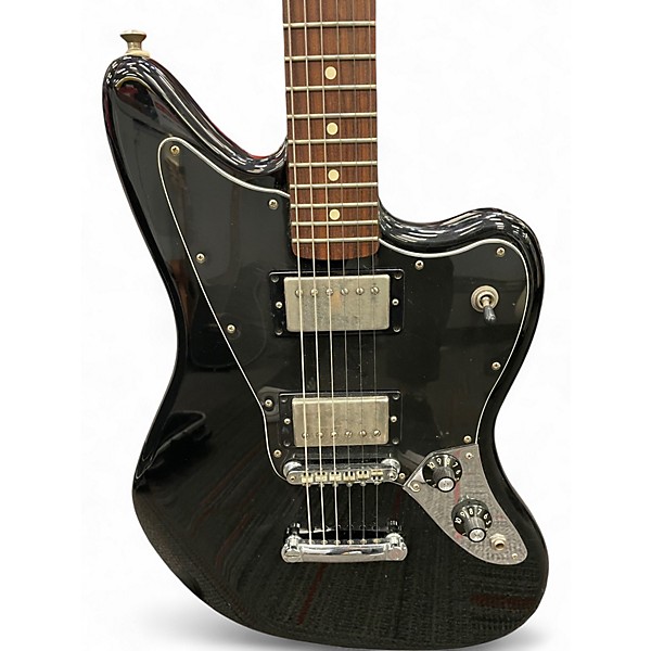 Used Fender Blacktop Jaguar HH Black Solid Body Electric Guitar