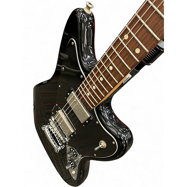 Used Fender Blacktop Jaguar HH Black Solid Body Electric Guitar