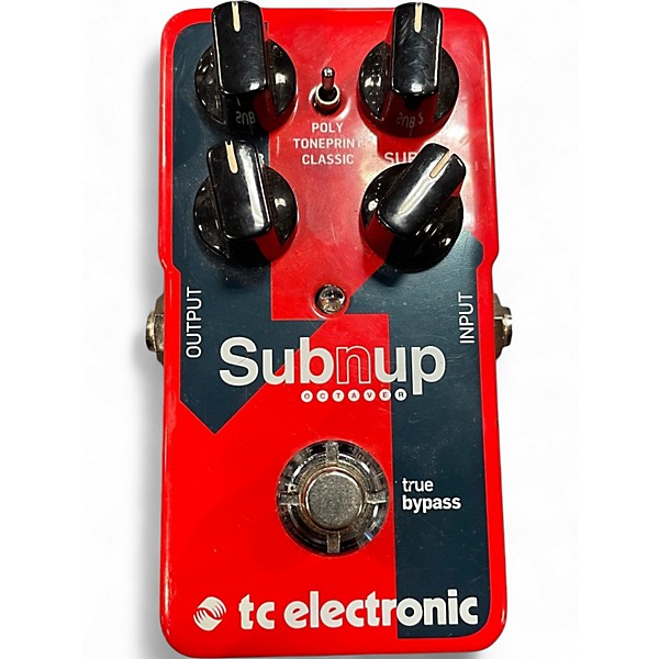 Used TC Electronic Sub N Up Octaver Effect Pedal