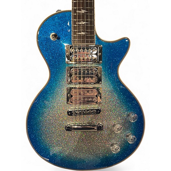 Used Firefly FFLPS-BBL-B-671 Elite Series Metallic Blue Solid Body Electric Guitar