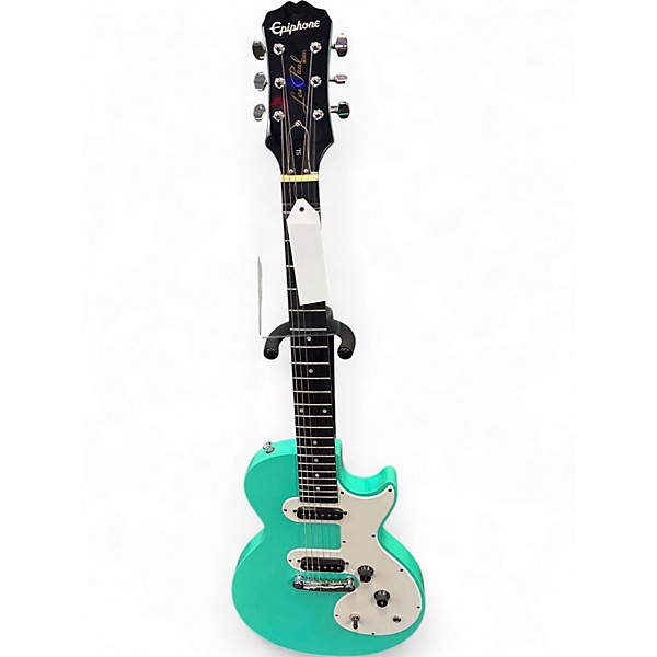 Used Epiphone Les Paul SL Turquoise Solid Body Electric Guitar