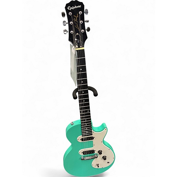Used Epiphone Les Paul SL Turquoise Solid Body Electric Guitar