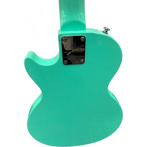 Used Epiphone Les Paul SL Turquoise Solid Body Electric Guitar