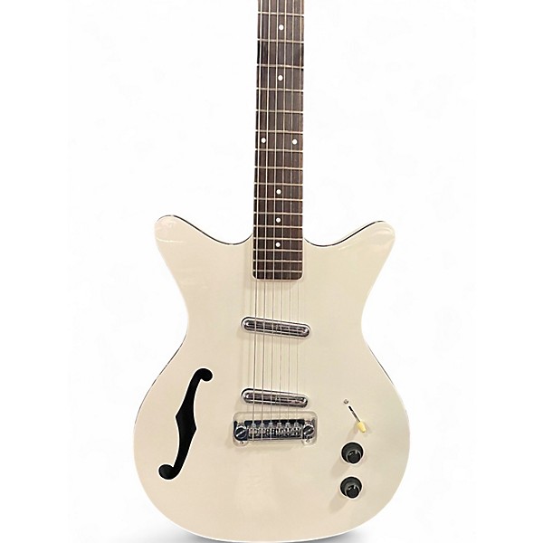Used Danelectro fifty niner Classic White Hollow Body Electric Guitar