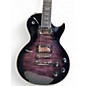 Used Epiphone Les Paul Custom Bats in Flight Trans Purple Solid Body Electric Guitar