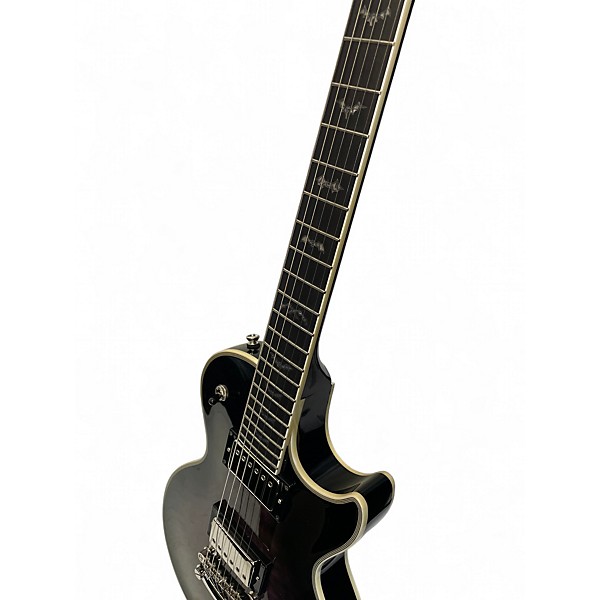 Used Epiphone Les Paul Custom Bats in Flight Trans Purple Solid Body Electric Guitar