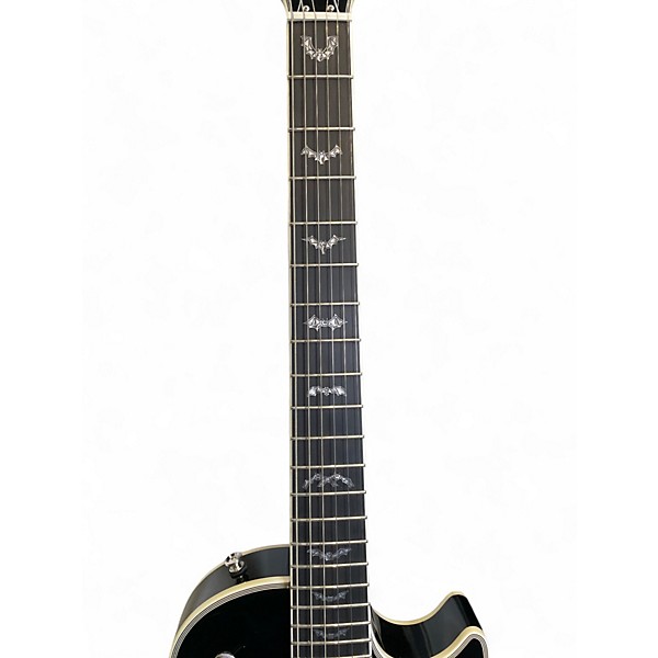 Used Epiphone Les Paul Custom Bats in Flight Trans Purple Solid Body Electric Guitar