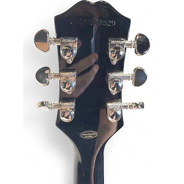 Used Epiphone Les Paul Custom Bats in Flight Trans Purple Solid Body Electric Guitar
