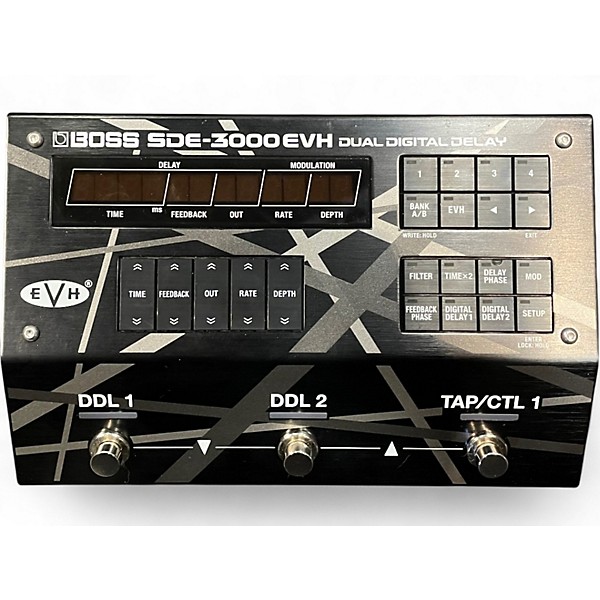 Used BOSS SDE-3000 EVH Dual Digital Delay Effect Pedal