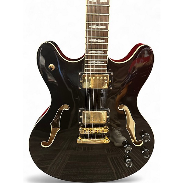 Used Peavey JF-1 Black Hollow Body Electric Guitar
